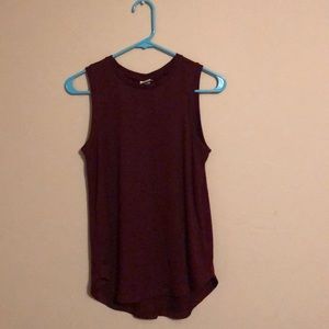 Maroon Sweater Tank